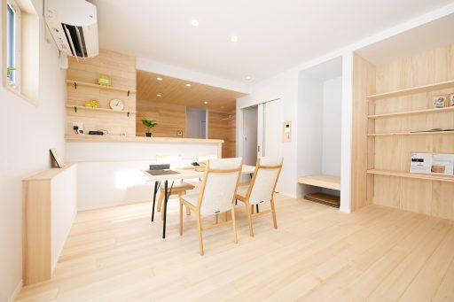 リビングの仏壇スペース 施工事例①