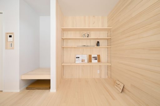 リビングの仏壇スペース 施工事例②