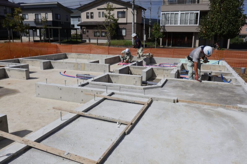 基礎工事の様子