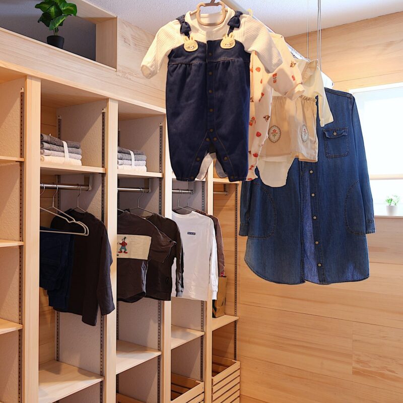 お着替えクローゼットの画像